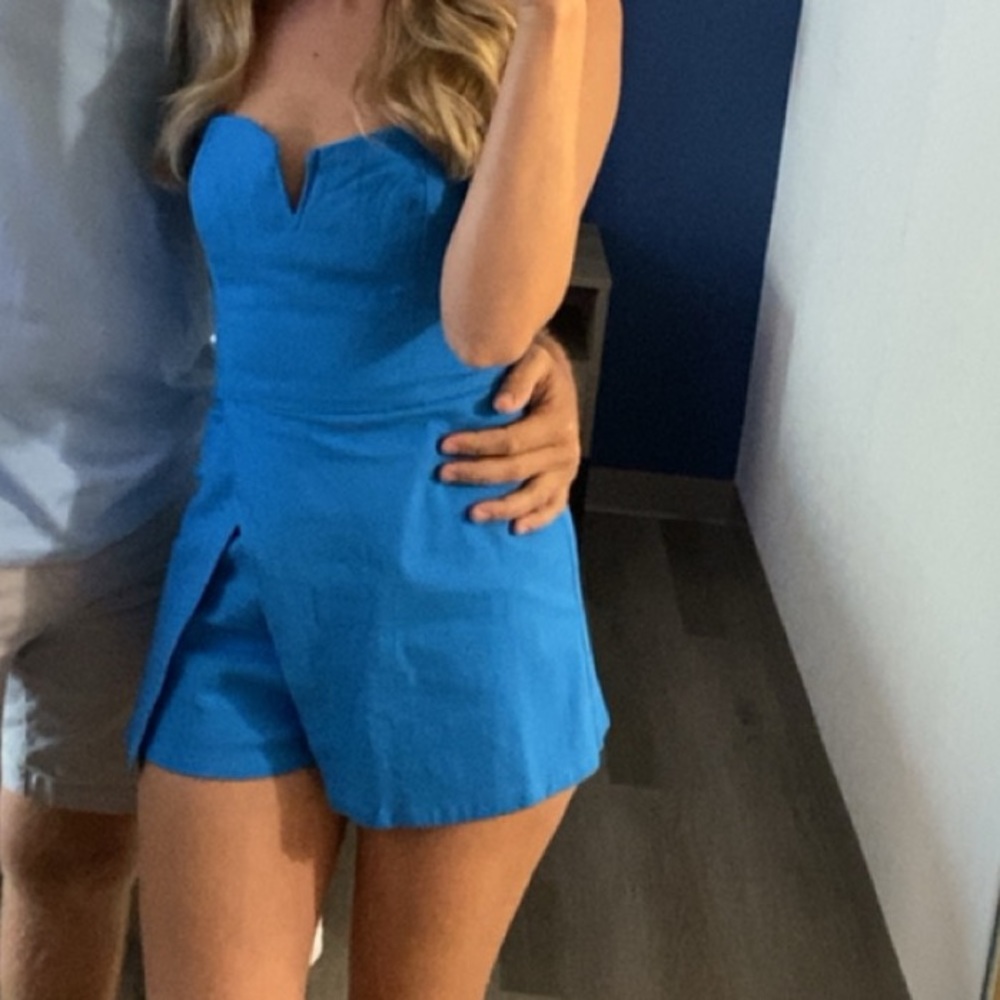 Blue romper